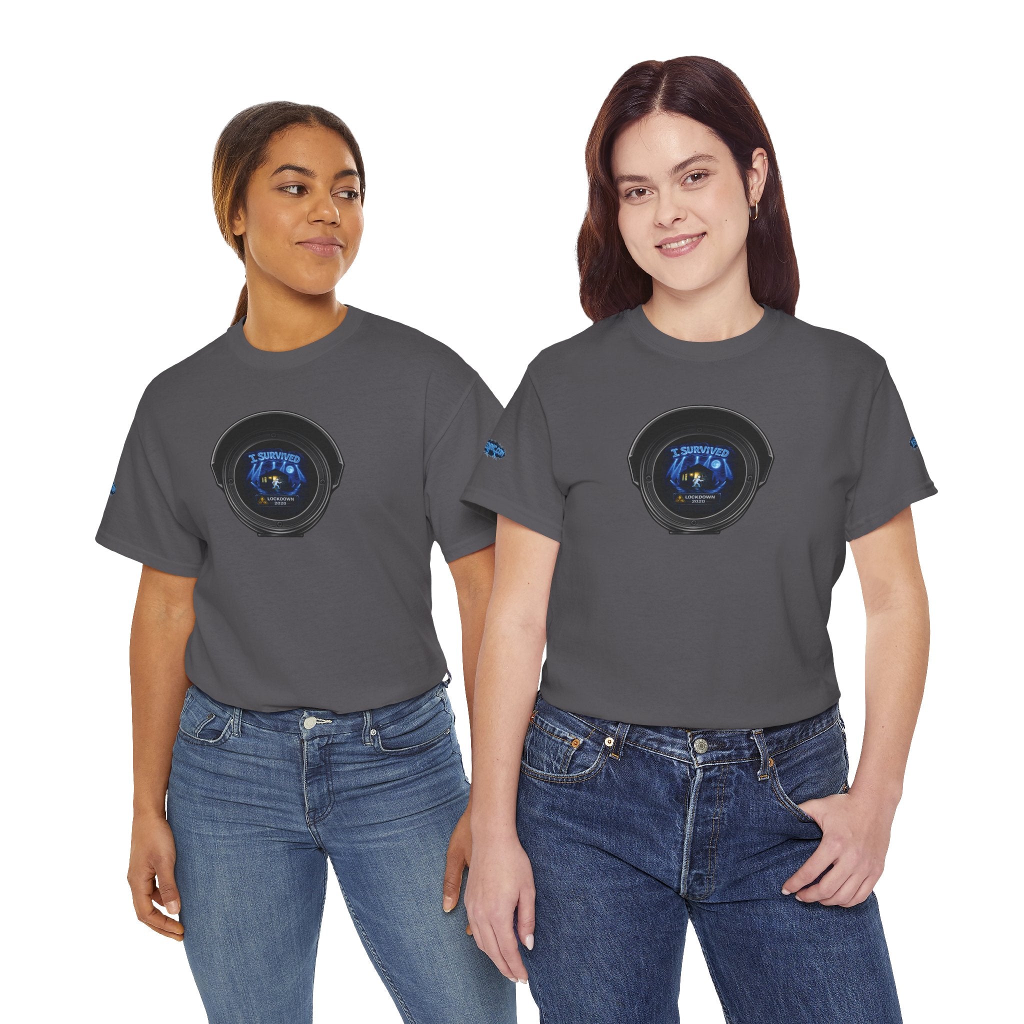 I Survived 2020 — LOCKDOWN S3:E1: Director's Cut Special Edition "Quarantine" Unisex Heavy Cotton Tee
