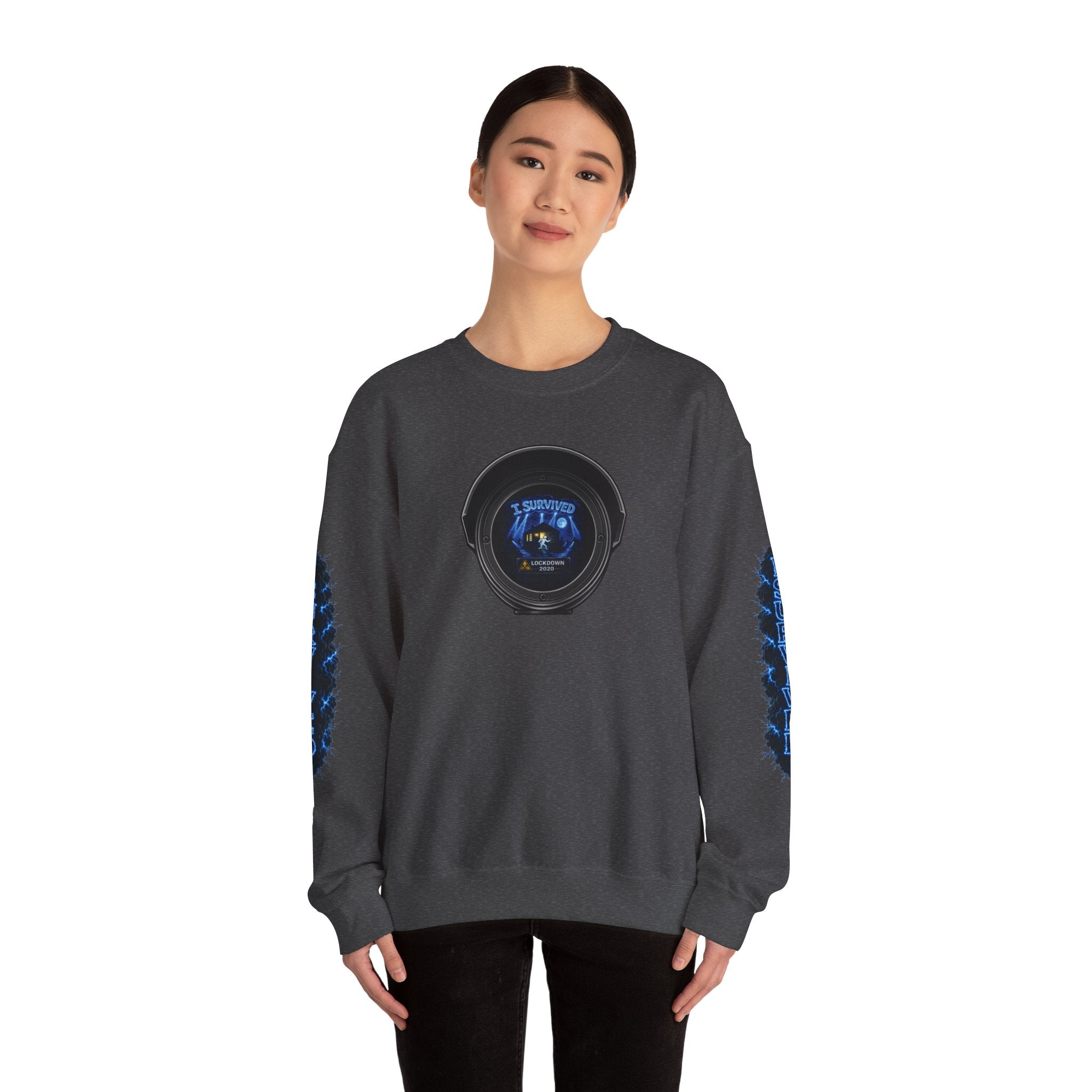 I Survived 2020 — LOCKDOWN S3:E2: Director's Cut Special Edition "Dating Under Lockdown" Unisex Heavy Blend™ Crewneck Sweatshirt
