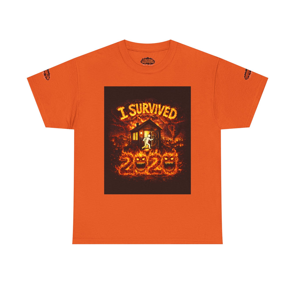 I Survived 2020 — WILDFIRES S2:E4: Special Edition "Western U.S." Memorial Unisex Heavy Cotton Tee