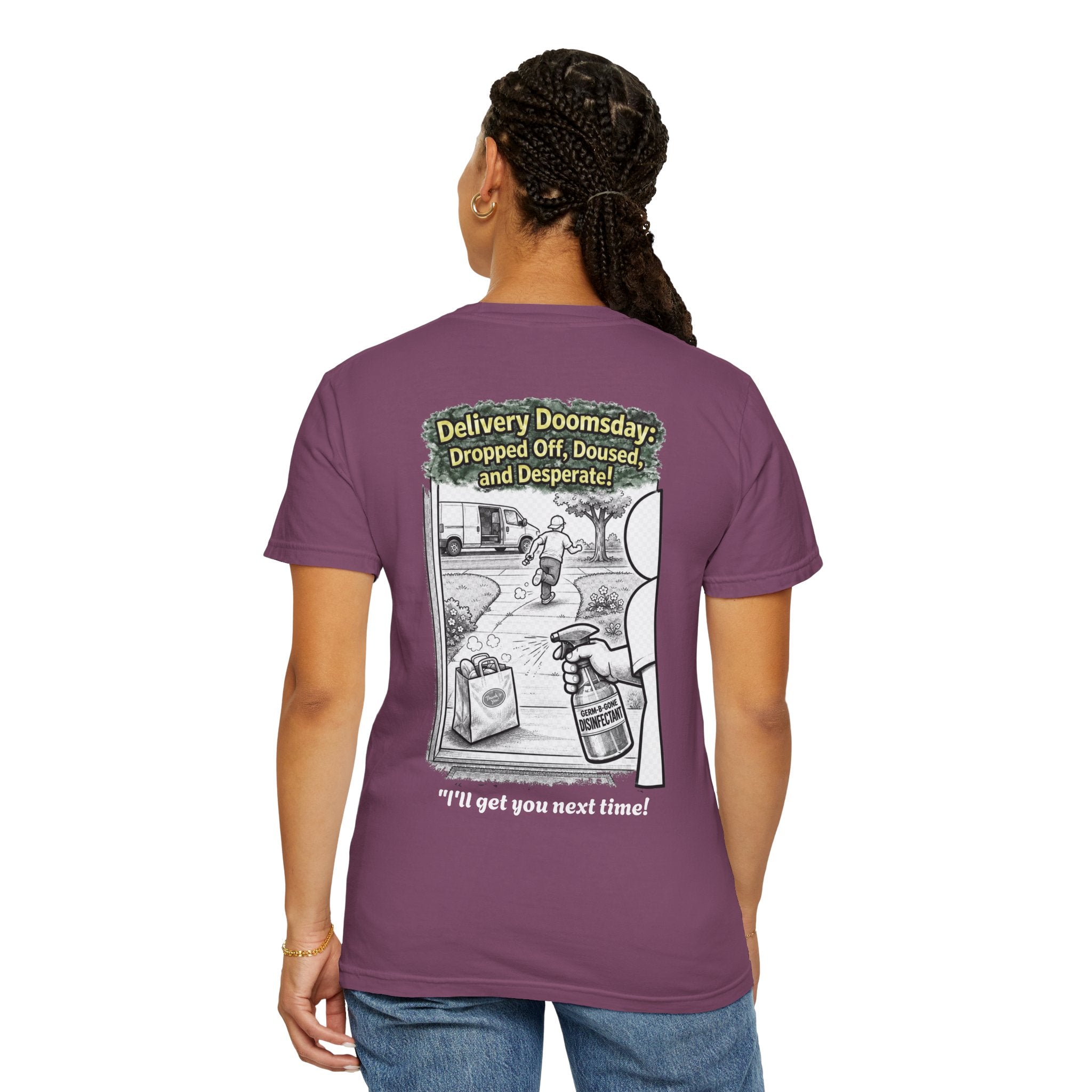 I Survived 2020 — Director's Cut S1:E5 "Delivery Doomsday" | Pandemic Edition Unisex Garment-Dyed T-shirt