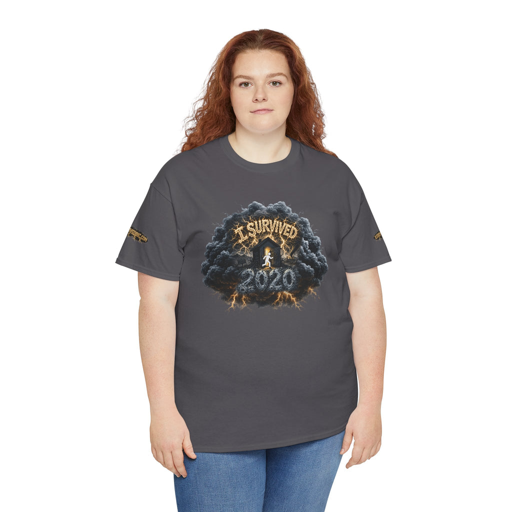 I Survived 2020 — Director's Cut Original Design Teaser Tee | Season 1 Premiere Drop Unisex Heavy Cotton Tee (SPECIAL EDITION)