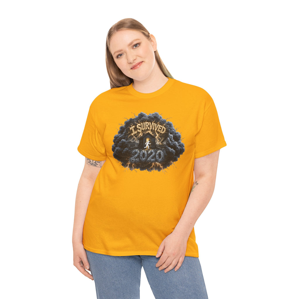 I Survived 2020 — Director's Cut Original Design Teaser Tee | Season 1 Premiere Drop Unisex Heavy Cotton Tee