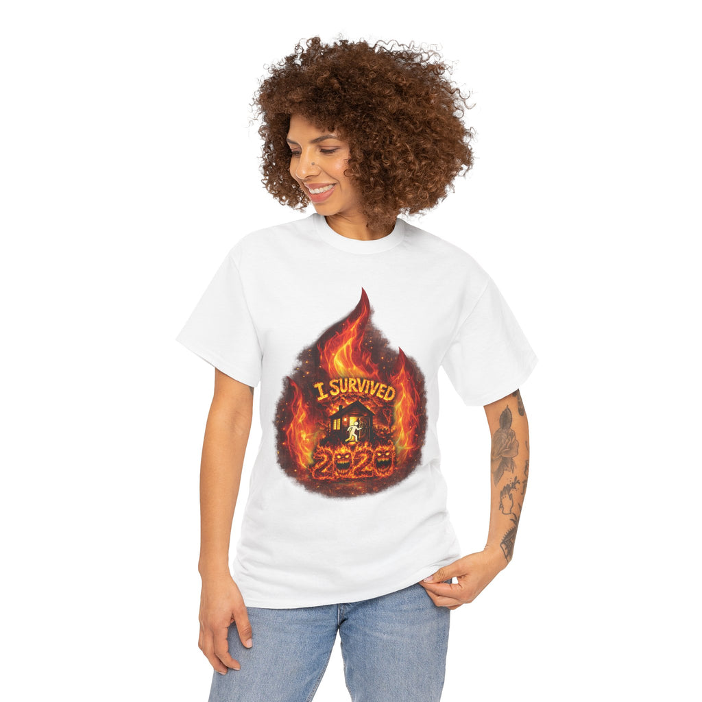 I Survived 2020 — Director's Cut S2:E1 "Berry Creek" | Wildfire Edition Memorial Unisex Heavy Cotton Tee