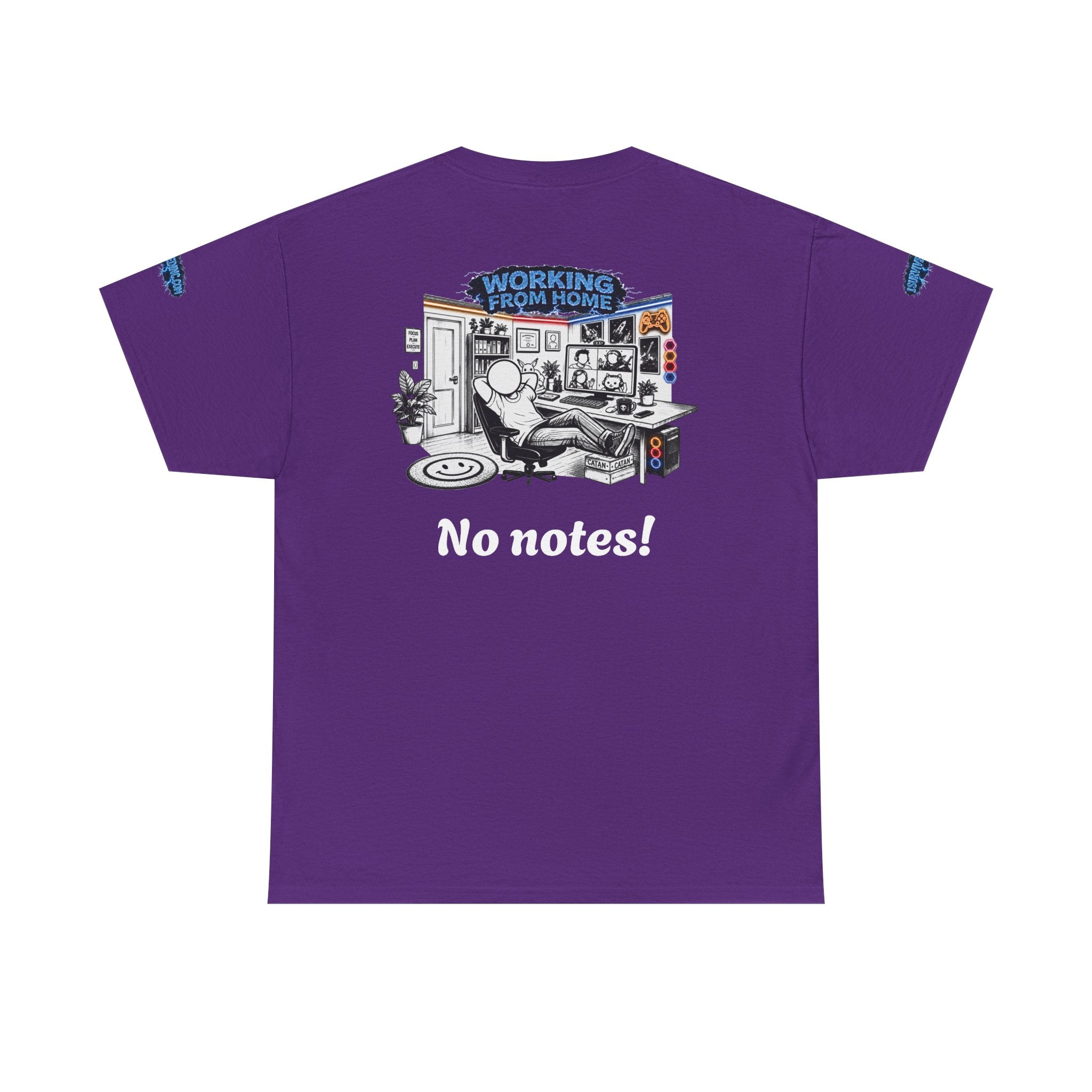 I Survived 2020 — LOCKDOWN S3:E3: Director's Cut Special Edition "Working From Home" Unisex Heavy Cotton Tee
