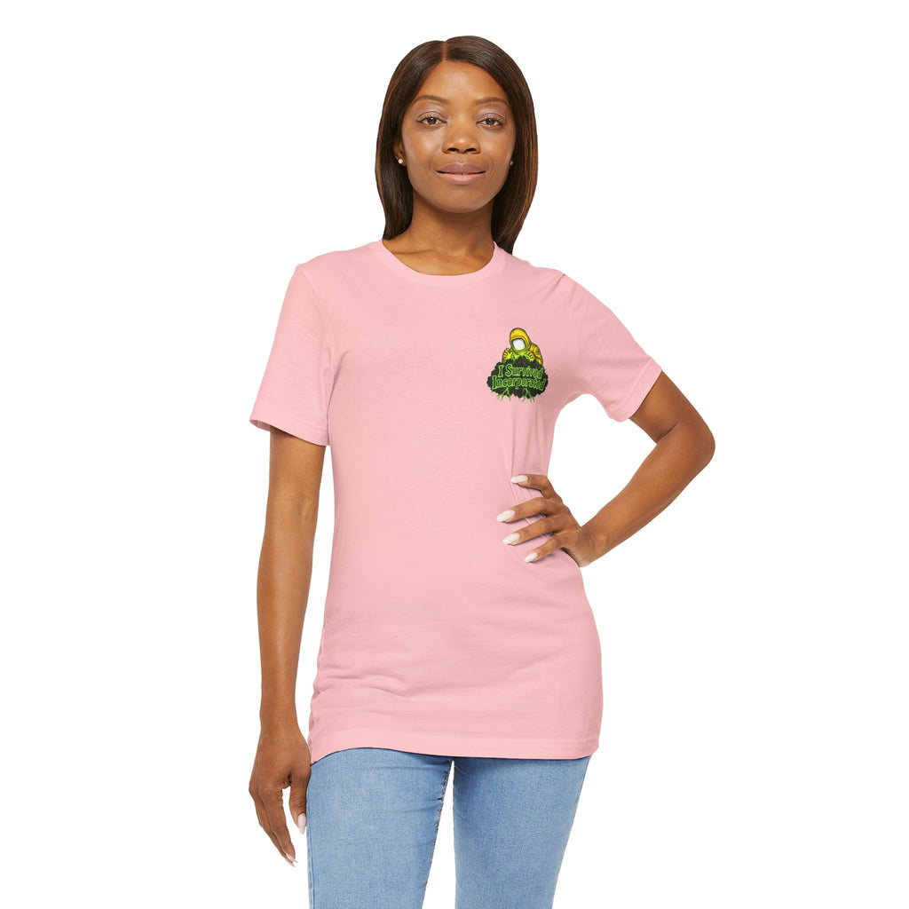 I Survived 2020 — "Please Stand By" Test Pattern Toxic Signal Tee Summer Premiere Unisex Jersey Short Sleeve Tee