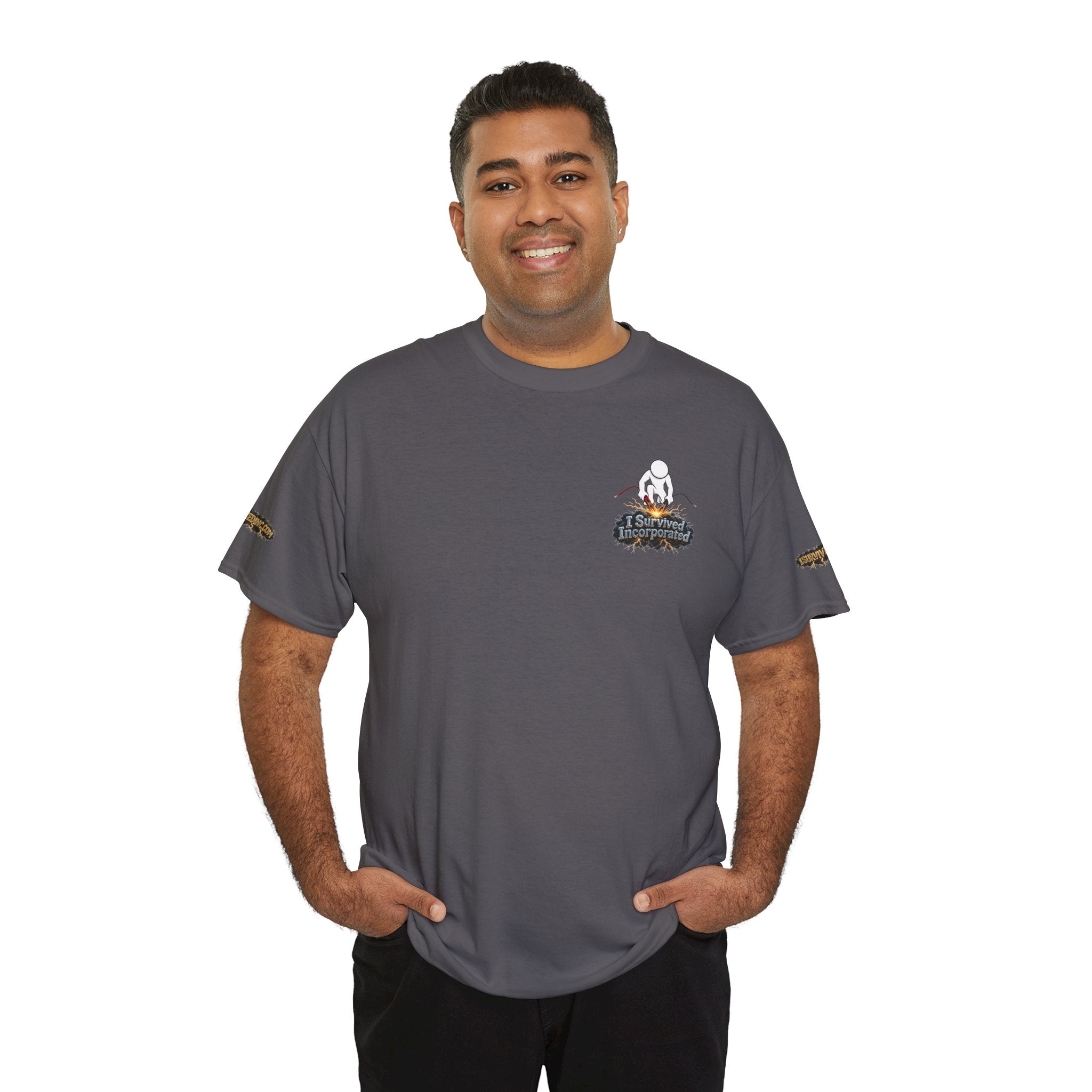 I Survived 2020 — "Please Stand By" Test Pattern Tee Special Edition Summer Premier Unisex Heavy Cotton Tee