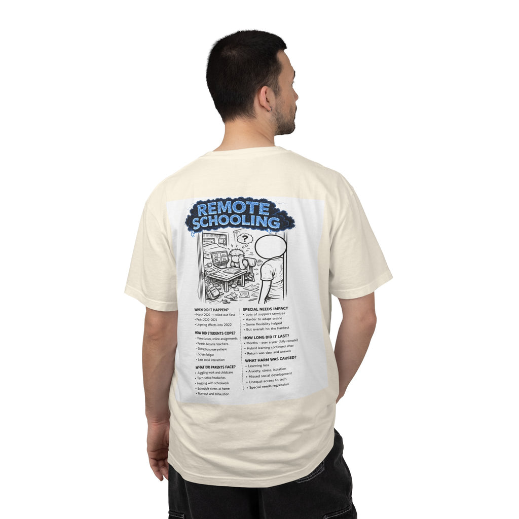 I Survived 2020 — S3:E3 "Remote Schooling" | Lockdown Edition Documentary Unisex Garment-Dyed T-shirt