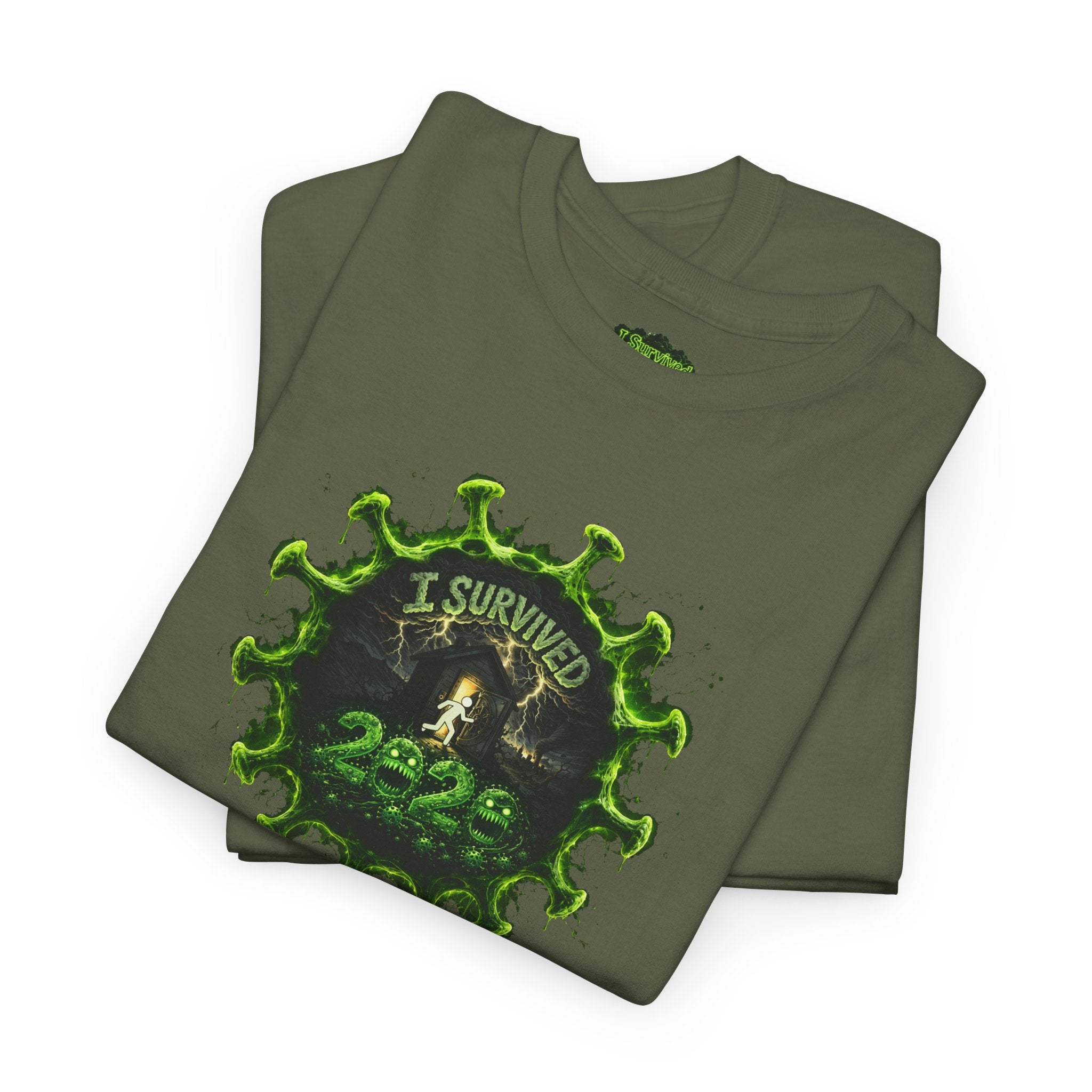 I Survived 2020 — PANDEMIC S1:E2: Director's Cut Special Edition "The Coming of COVID" Unisex Heavy Cotton Tee