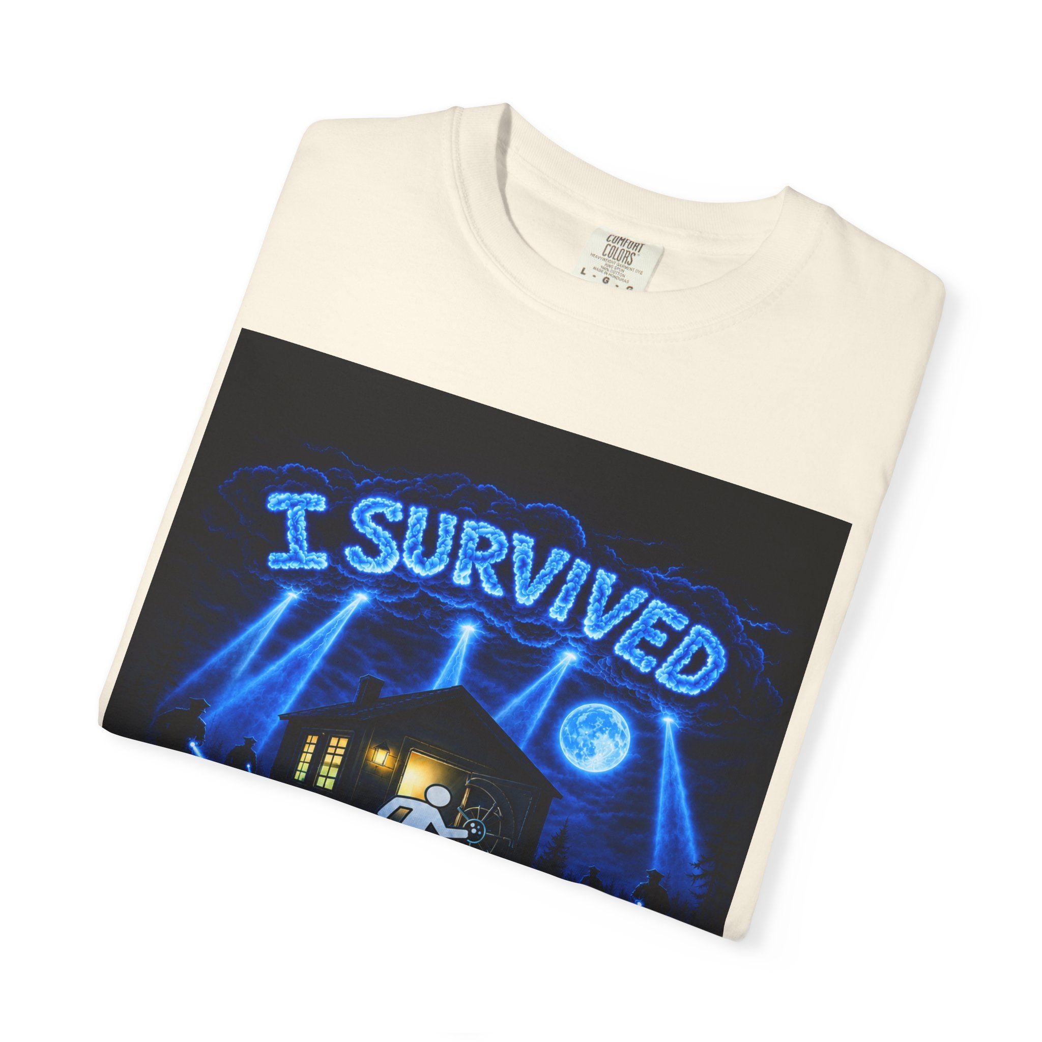 I Survived 2020 — LOCKDOWN S3:E4: "Working From Home" Unisex Garment-Dyed T-shirt