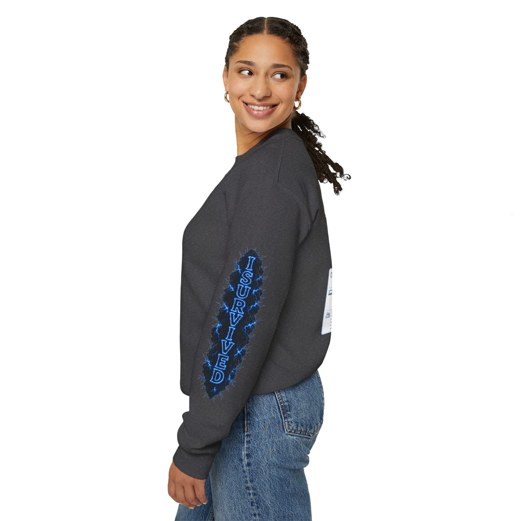 I Survived 2020 — LOCKDOWN S3:E3: Director's Cut Special Edition "Remote Schooling" Unisex Heavy Blend™ Crewneck Sweatshirt