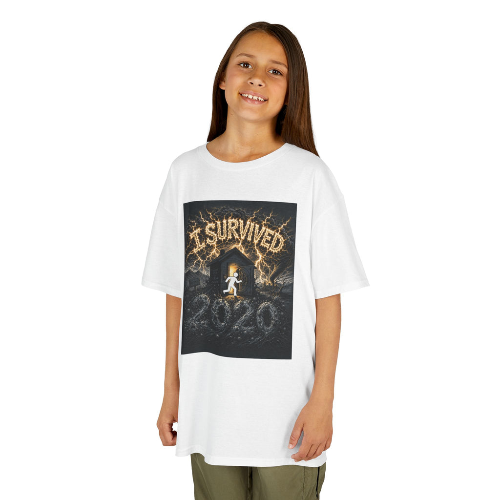 I Survived 2020 — Original Design Teaser Tee | Season 1 Premiere Drop Kids Heavy Cotton™ Tee