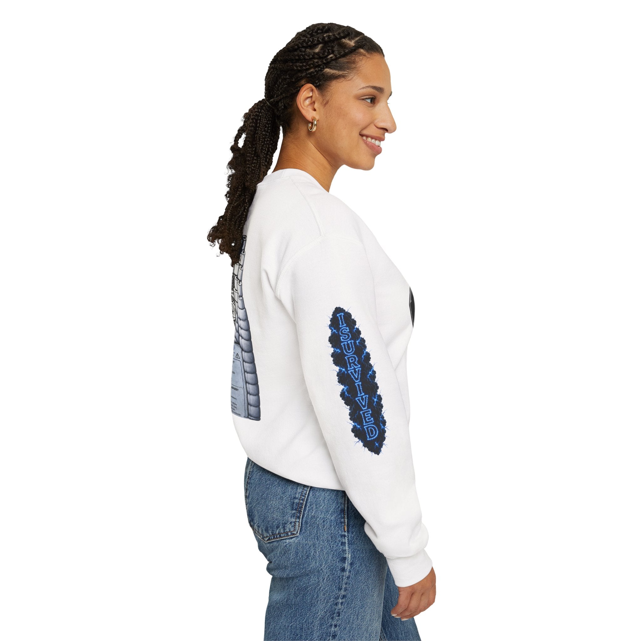 I Survived 2020 — Director's Cut S3:E1 "Quarantine" | Lockdown Edition Documentary Unisex Heavy Blend™ Crewneck Sweatshirt