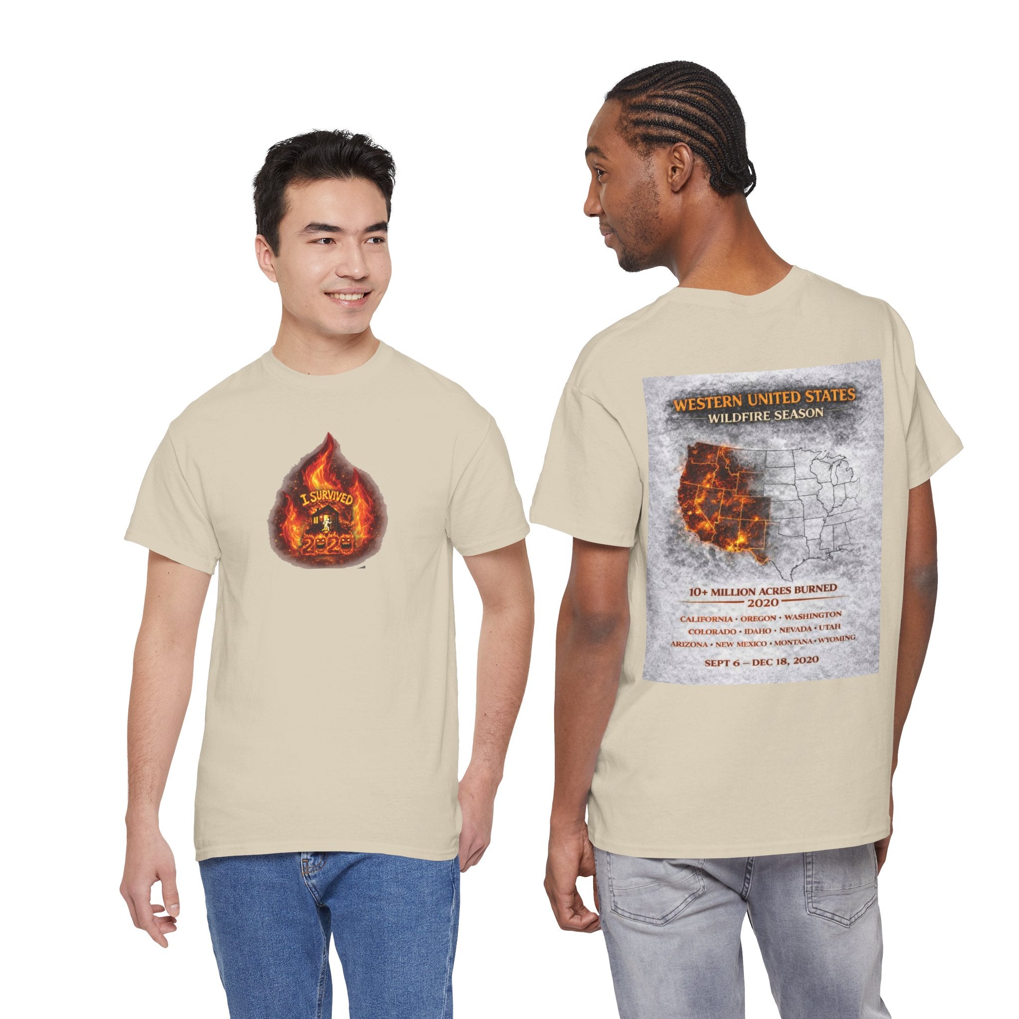 I Survived 2020 — WILDFIRES S2:E4: Director's Cut "Western U.S. Wildfire Season" Memorial Tee