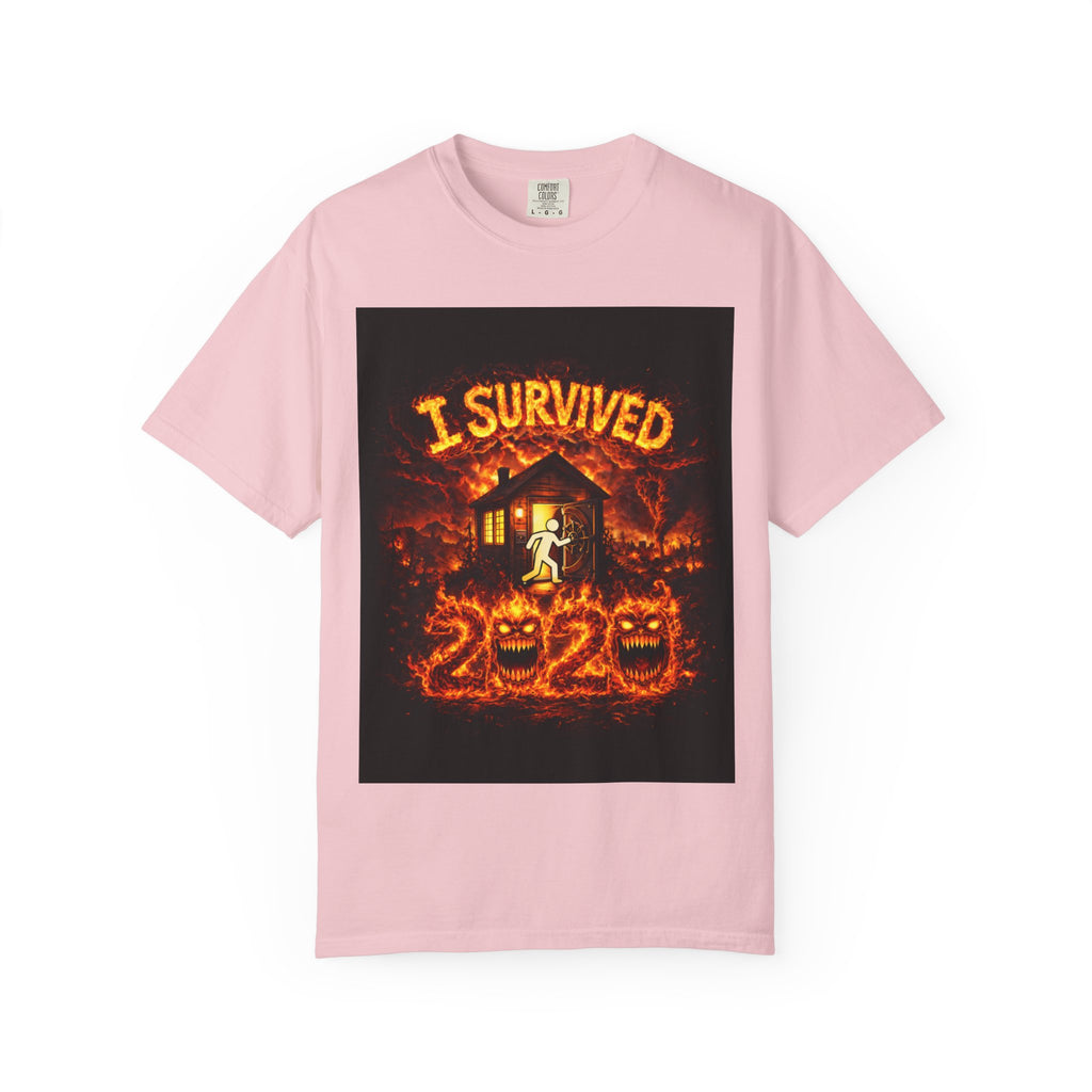 I Survived 2020 — WILDFIRES S2:E3 "The California Wildfires" Memorial Unisex Garment-Dyed T-shirt