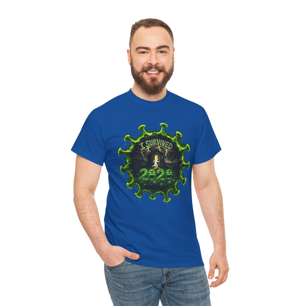 I Survived 2020 — Director's Cut S1:E4 "Mask Madness Mayhem Moment" | Pandemic Edition Unisex Heavy Cotton Tee