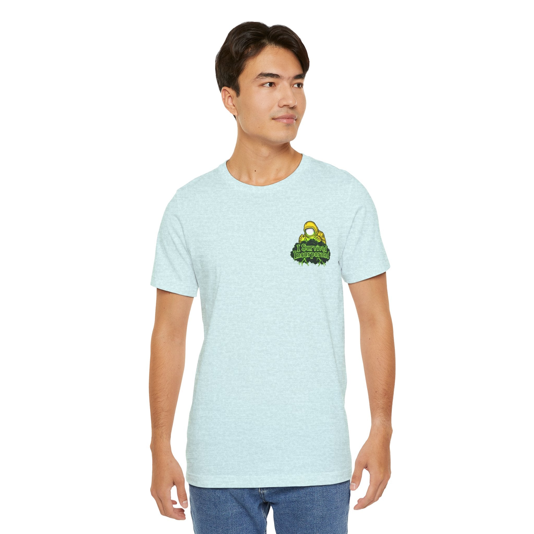 I Survived 2020 — "Please Stand By" Test Pattern Toxic Signal Tee Summer Premiere Unisex Jersey Short Sleeve Tee