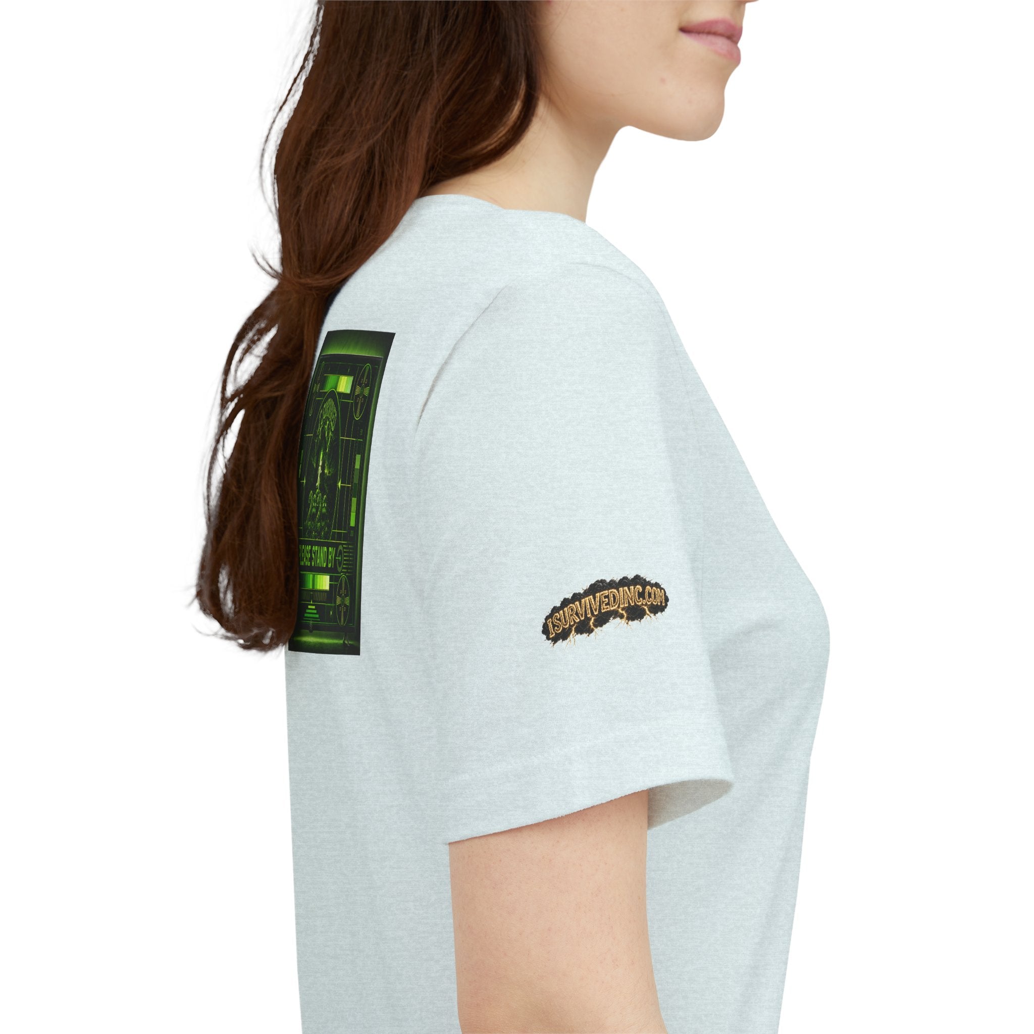 I Survived 2020 — "Please Stand By" Test Pattern Toxic Signal Tee Special Edition Summer Premiere Unisex Jersey Short Sleeve Tee