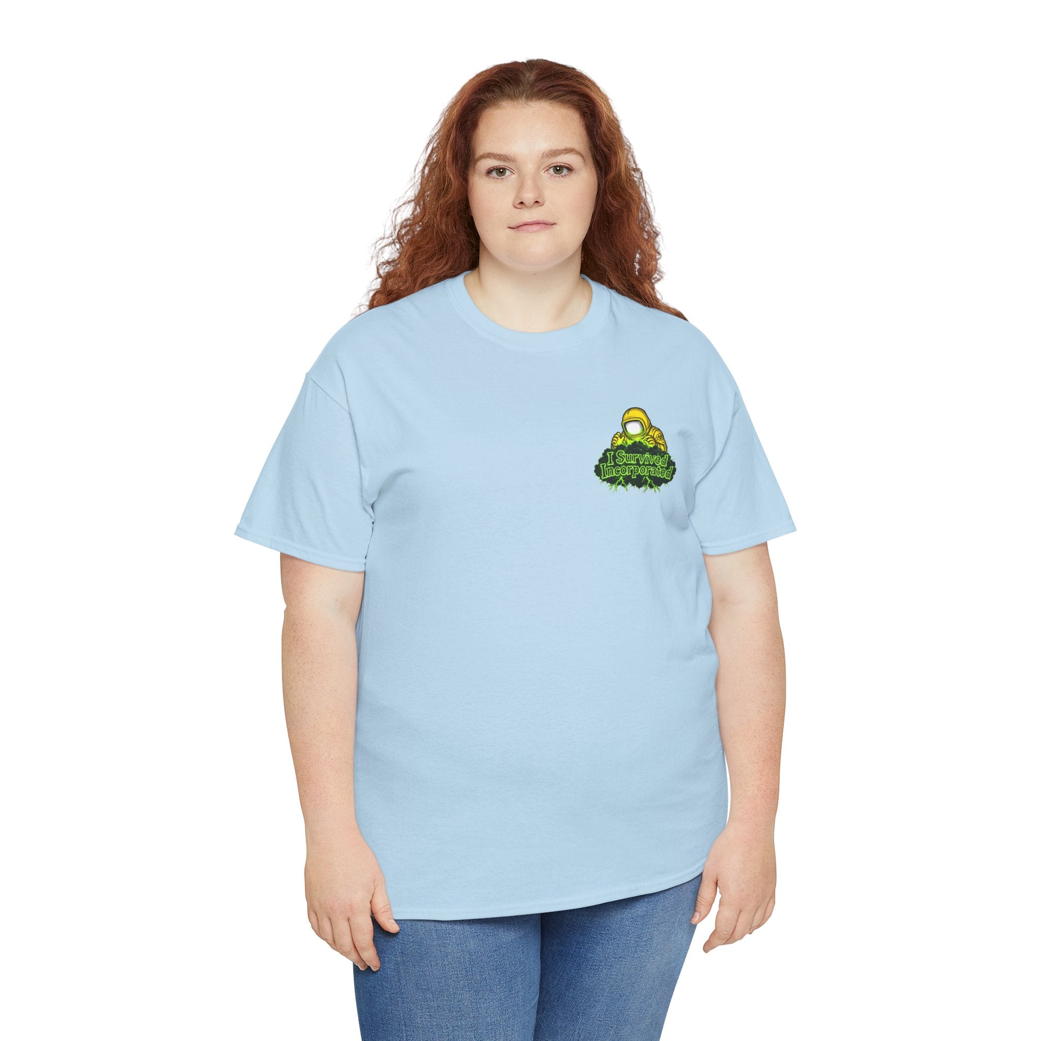 I Survived 2020 — "Please Stand By" Test Pattern Toxic Signal Tee Summer Premiere Unisex Heavy Cotton Tee