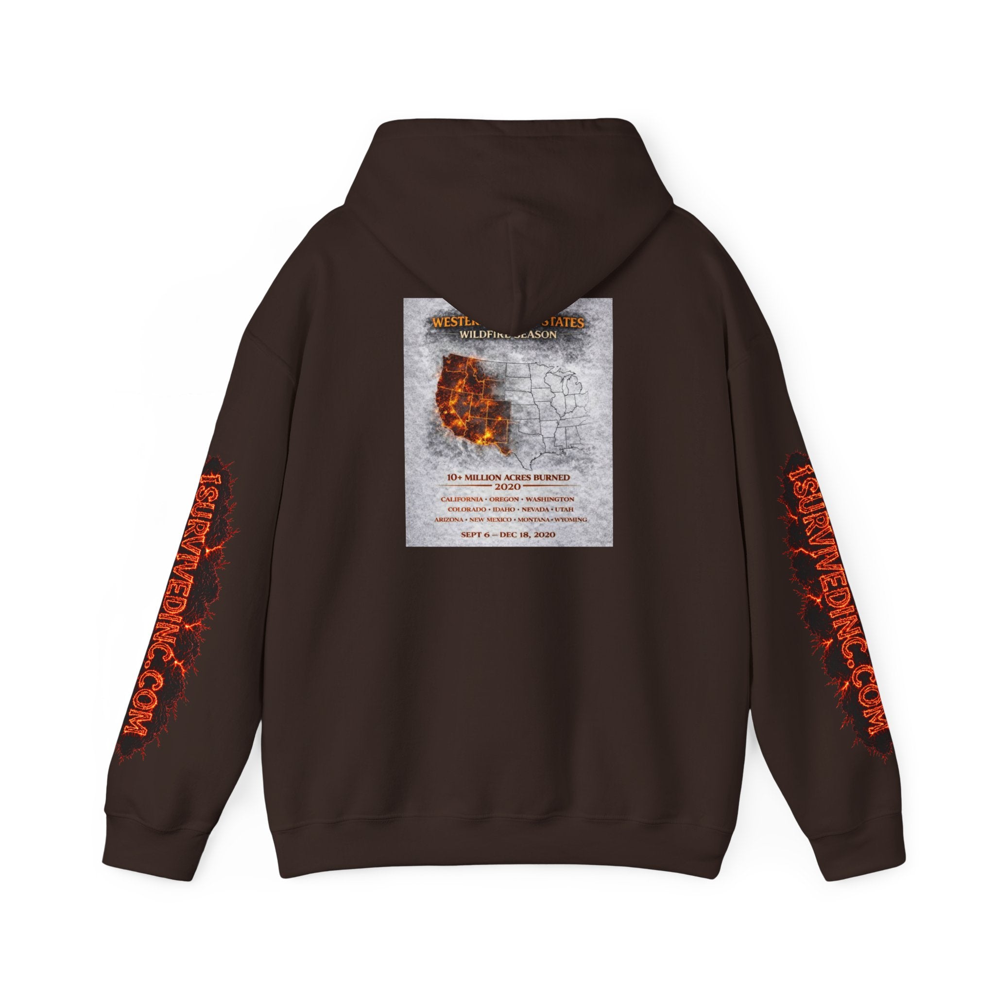I Survived 2020 — S2:E4 "Western U.S. Wildfire Season" | Mid-Season Finale Pt. 1 | Wildfire Edition Memorial Hoodie Sweatshirt