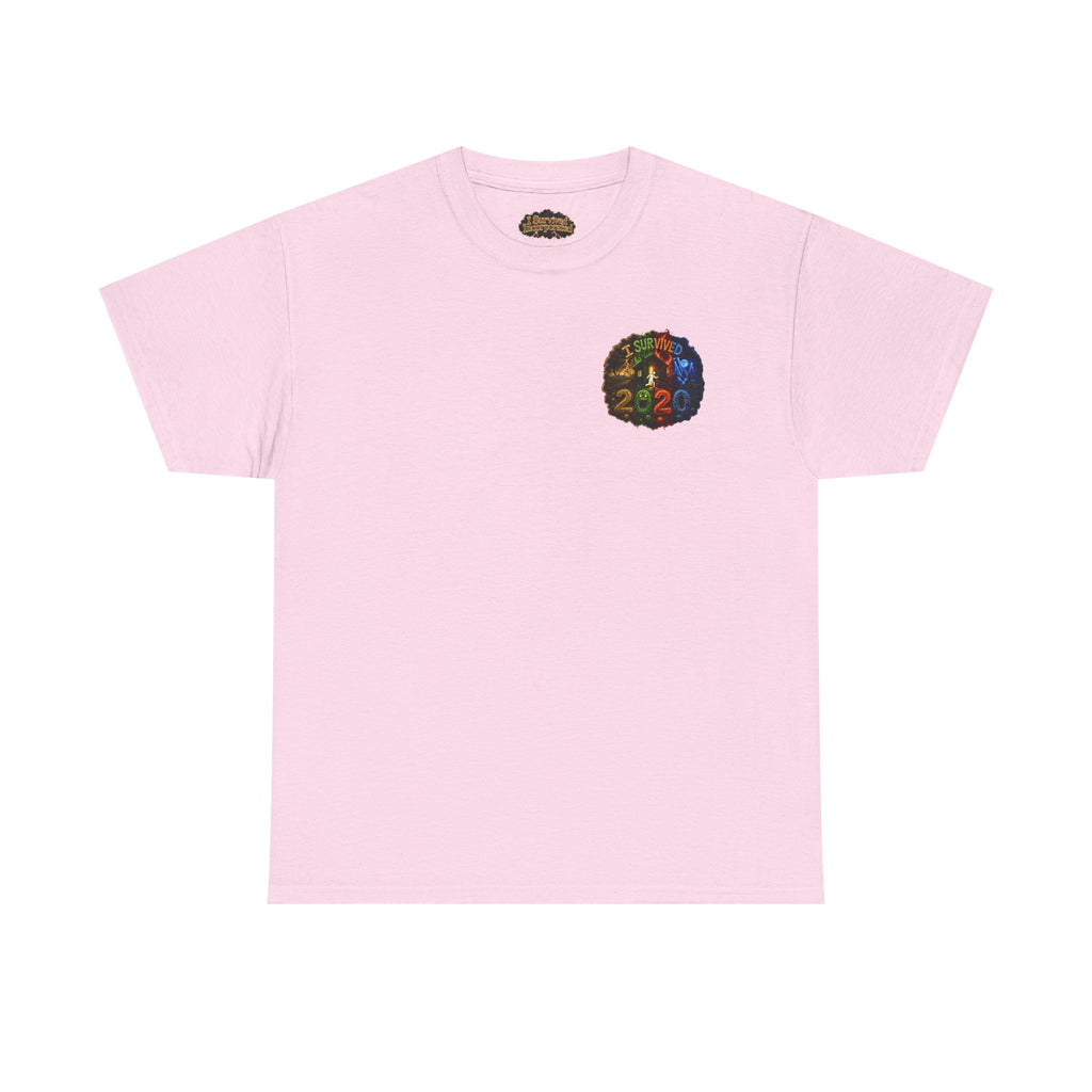 I Survived 2020 — "No Signal" Test Pattern Tee Alien Broadcast Finale Summer Premiere Unisex Heavy Cotton Tee