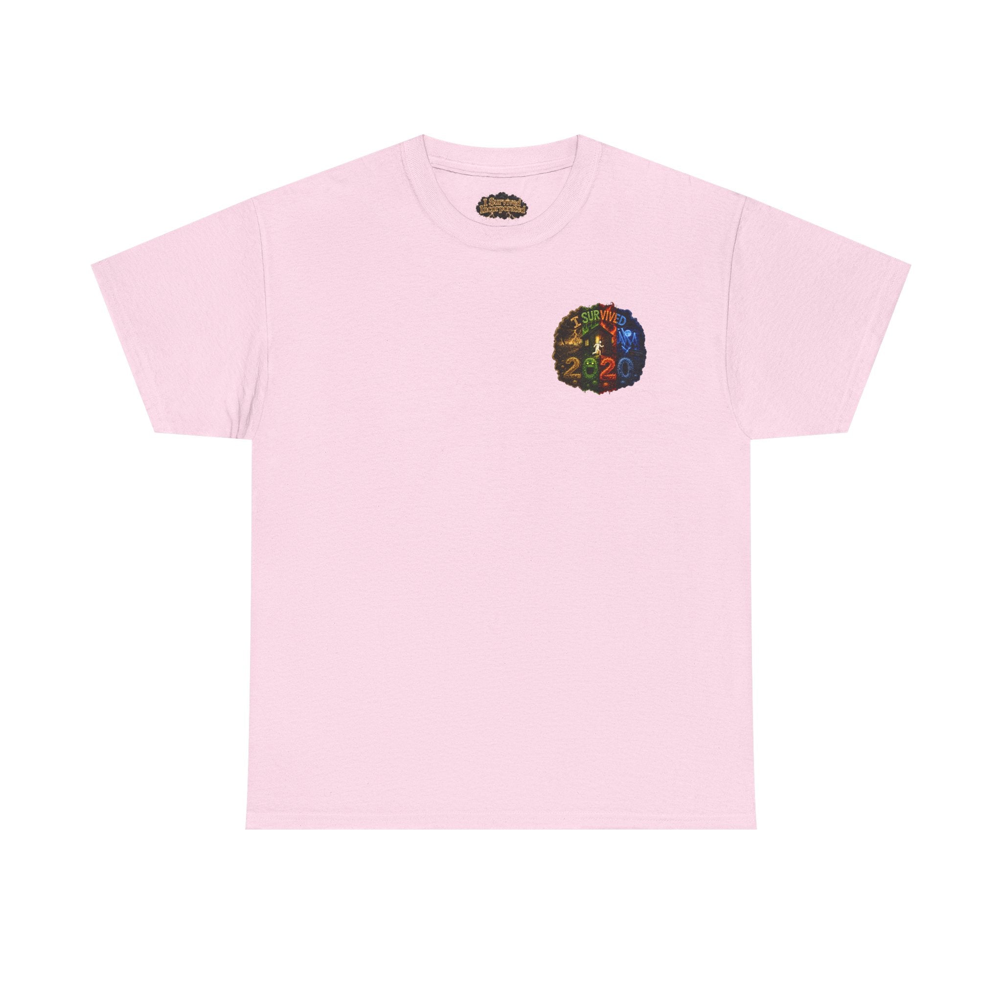 I Survived 2020 — "No Signal" Test Pattern Tee Alien Broadcast Finale Summer Premiere Unisex Heavy Cotton Tee