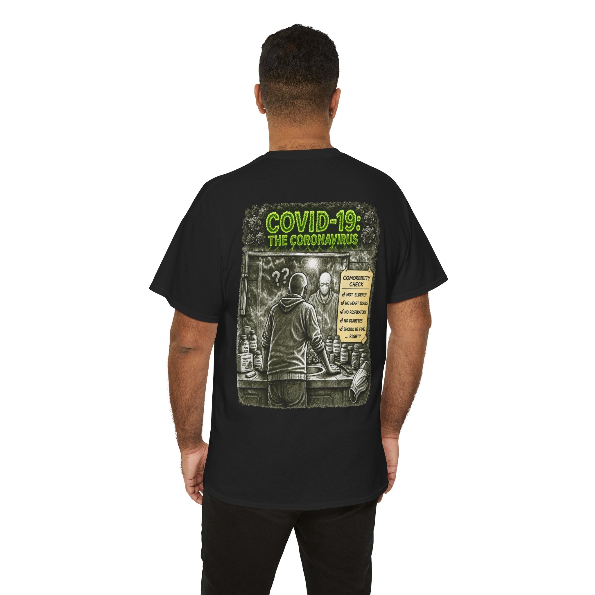 I Survived 2020 — PANDEMIC S1:E1: Director's Cut "COVID-19: The Coronavirus" Unisex Heavy Cotton Tee