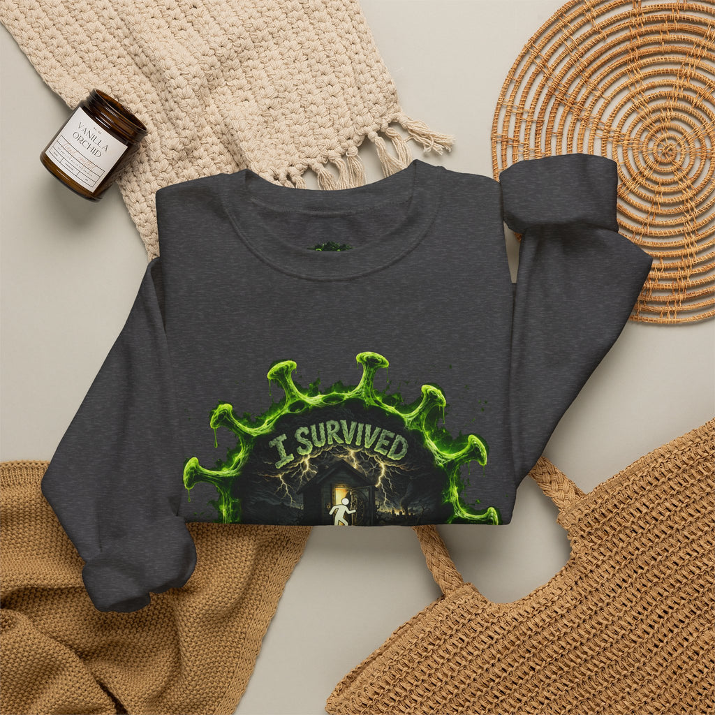 I Survived 2020 — Director's Cut S1:E5 "Delivery Doomsday" | Pandemic Edition Unisex Heavy Blend™ Crewneck Sweatshirt