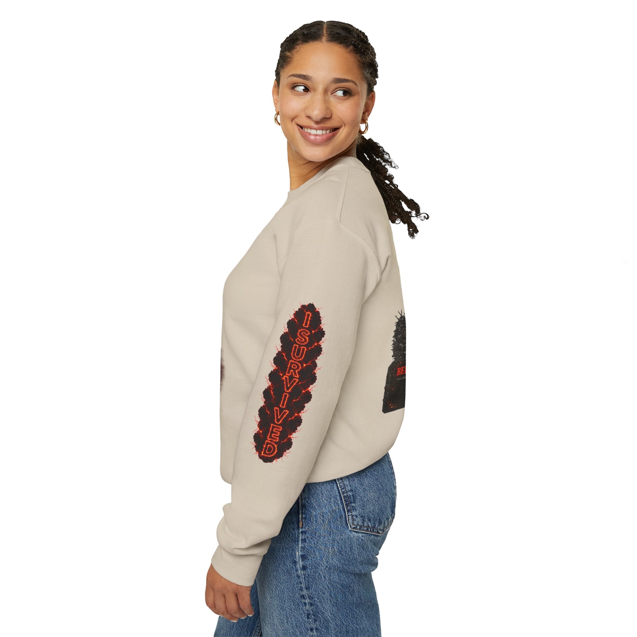 I Survived 2020 — Director's Cut S2:E2 "The Bobcat Fire" | Wildfire Edition Memorial Unisex Heavy Blend™ Crewneck Sweatshirt