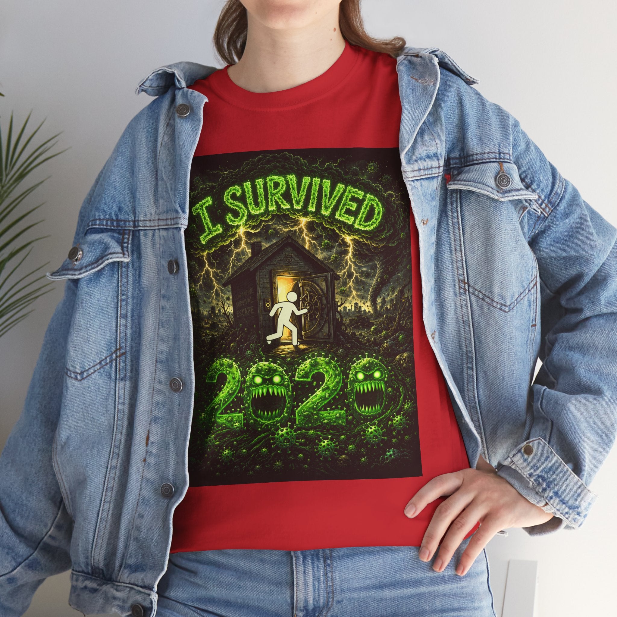 I Survived 2020 — S1:E4 "Mask Madness Mayhem Moment" | Pandemic Edition Unisex Heavy Cotton Tee (SPECIAL EDITION)