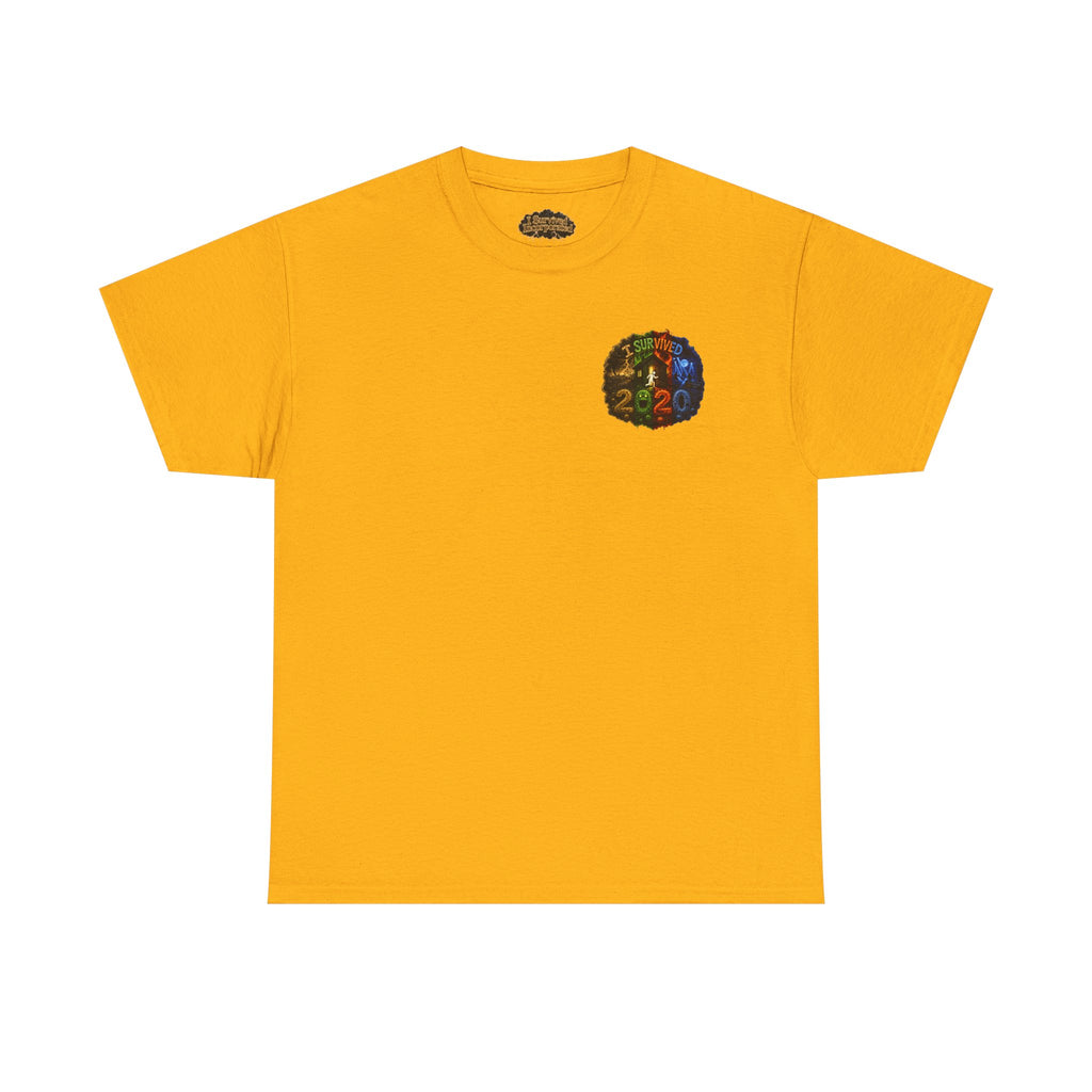 I Survived 2020 — "No Signal" Test Pattern Tee Alien Broadcast Finale Summer Premiere Unisex Heavy Cotton Tee