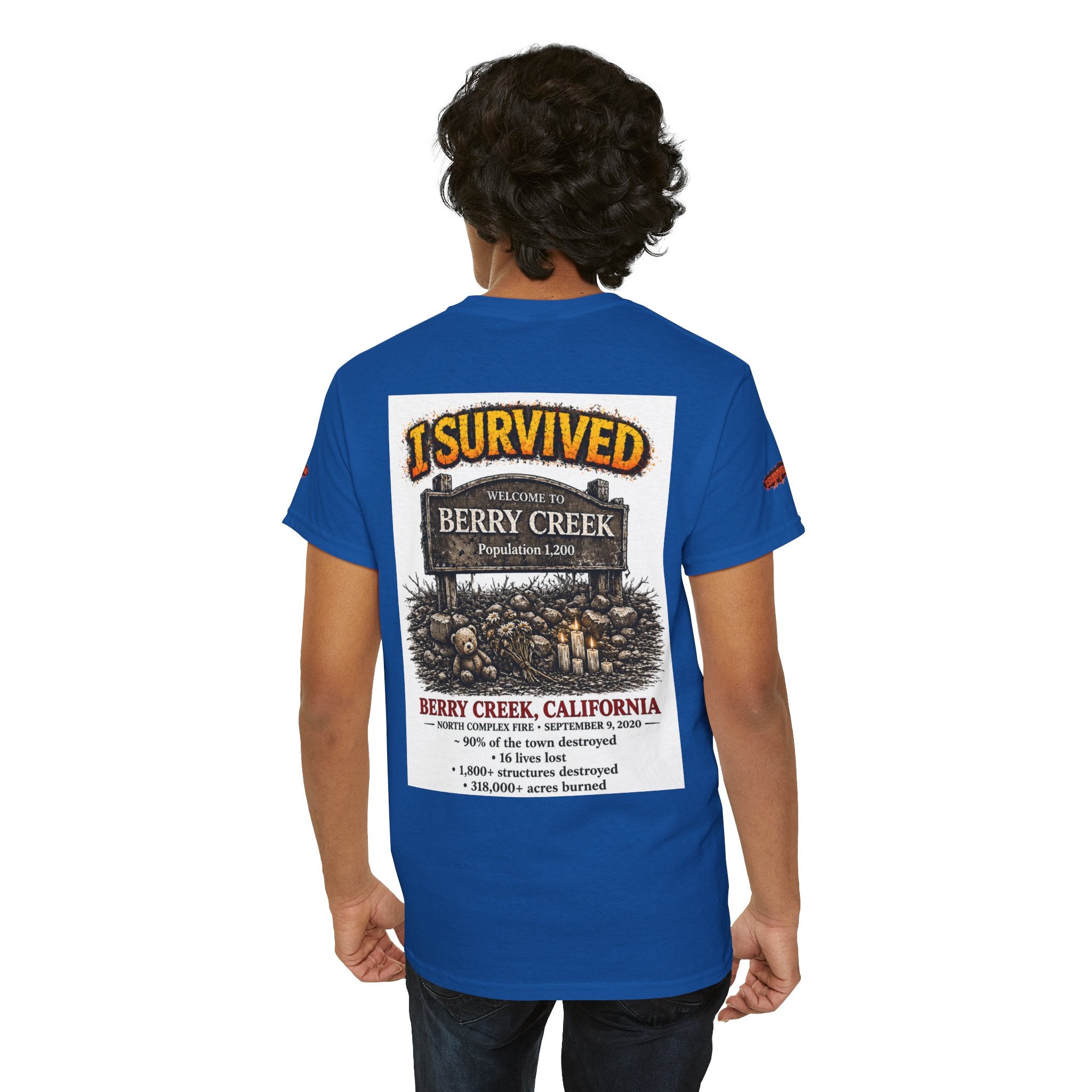 I Survived 2020 — S2:E1 "Berry Creek" | Wildfire Edition Memorial Unisex Heavy Cotton Tee (SPECIAL EDITION)