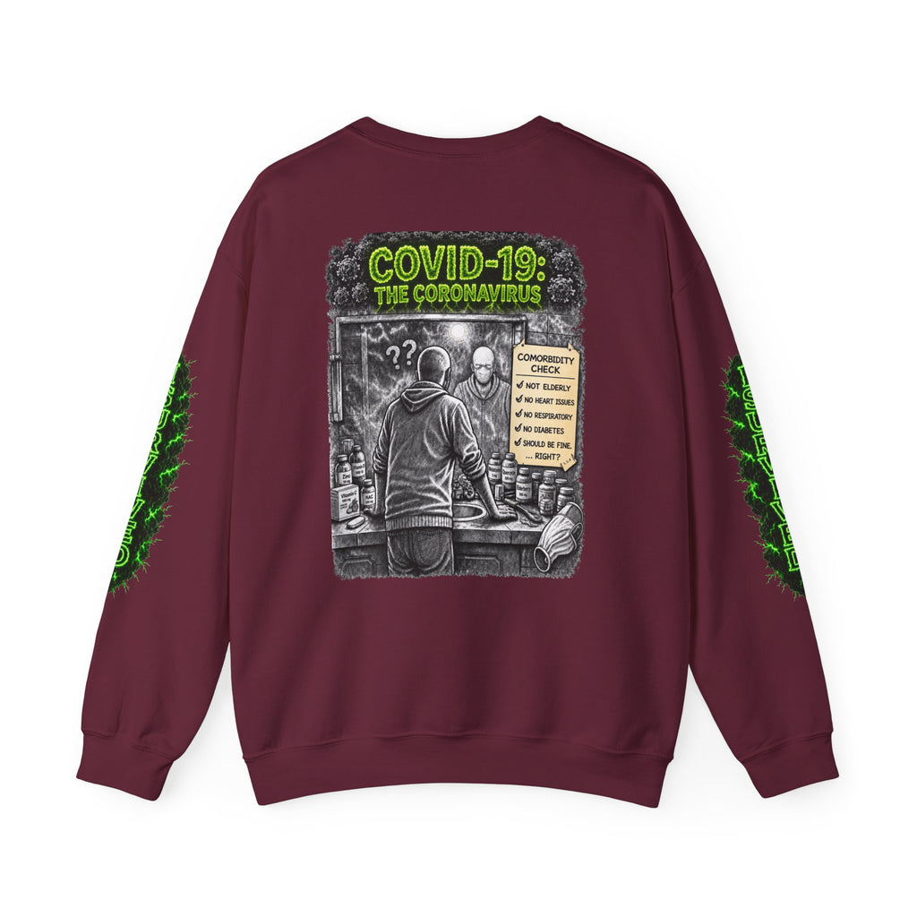 I Survived 2020 — Director's Cut S1:E1 "COVID-19: The Coronavirus" | Pandemic Edition Unisex Heavy Blend™ Crewneck Sweatshirt