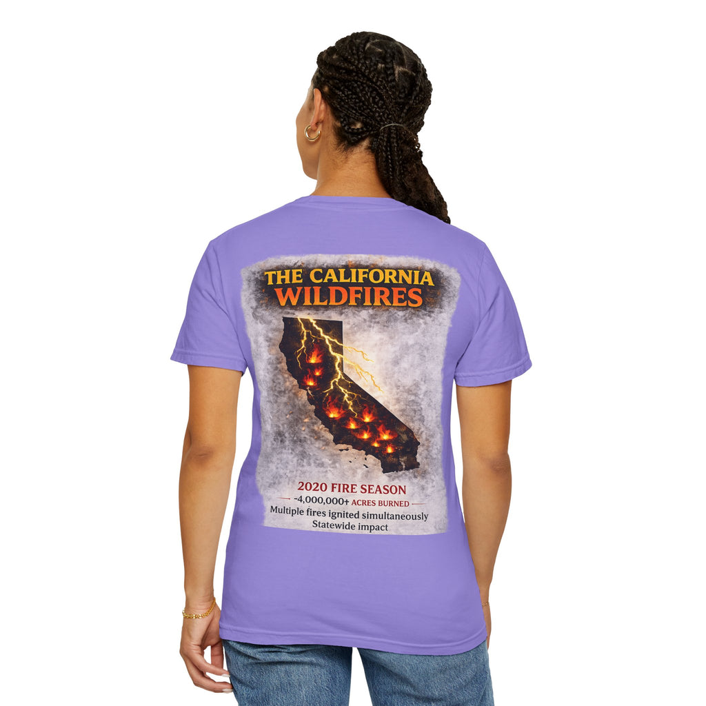 I Survived 2020 — S2:E3 "The California Wildfires" | Wildfire Edition Memorial Unisex Garment-Dyed T-shirt