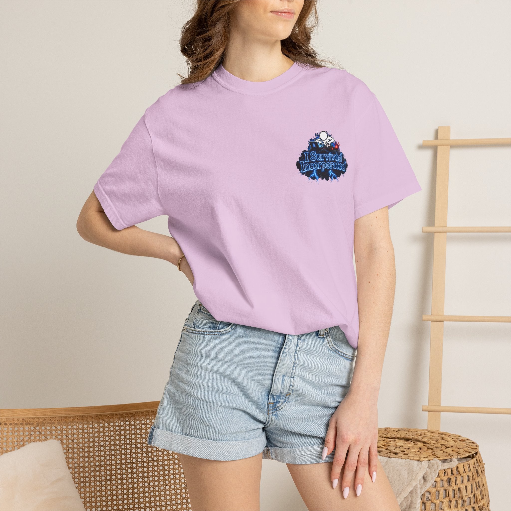 I Survived 2020 — "Please Stand By" Test Pattern Tee Lockdown Special Edition Summer Exclusive Unisex Garment-Dyed T-shirt
