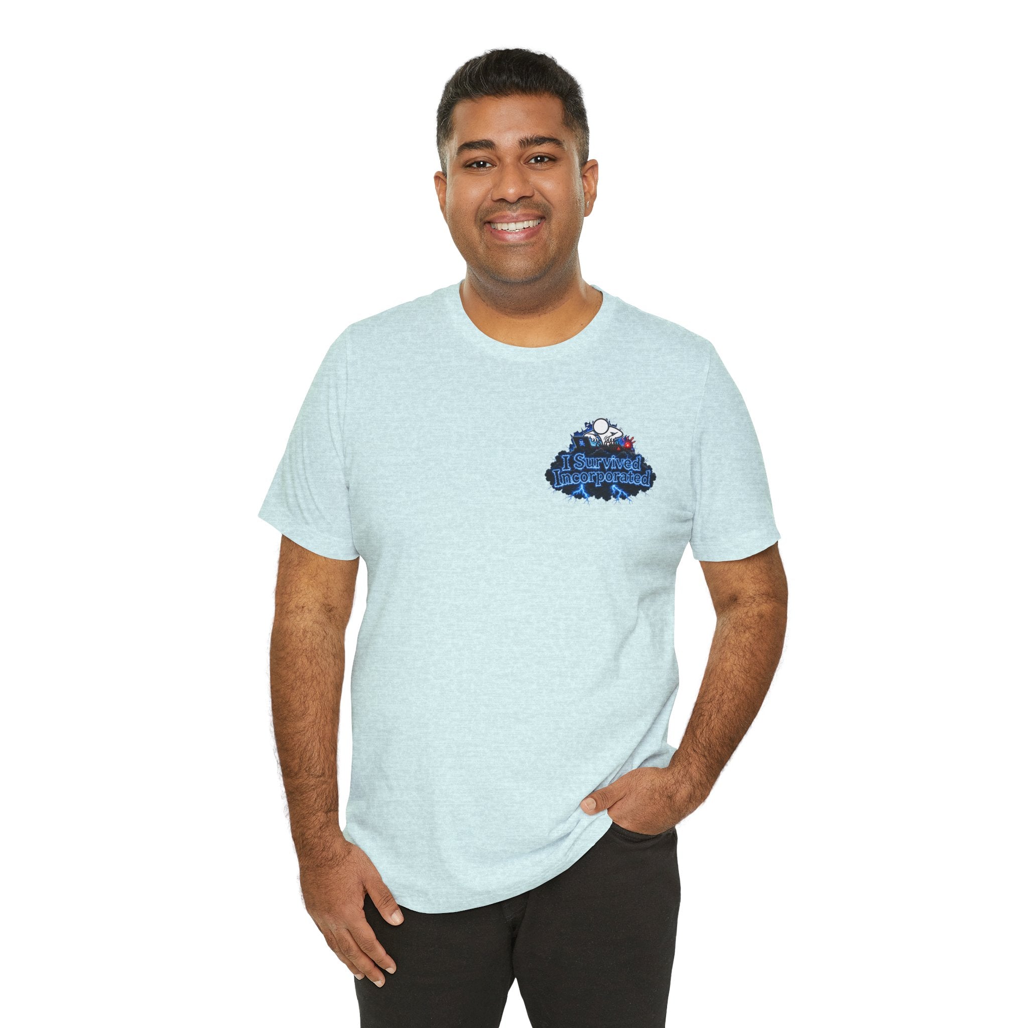 I Survived 2020 — "Please Stand By" Test Pattern Tee Lockdown Summer Exclusive Unisex Jersey Short Sleeve Tee