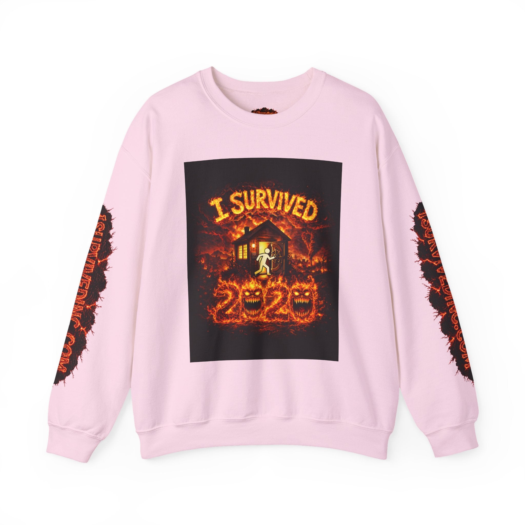 I Survived 2020 — S2:E3 "The California Wildfires" | Wildfire Edition Memorial Unisex Heavy Blend™ Crewneck Sweatshirt