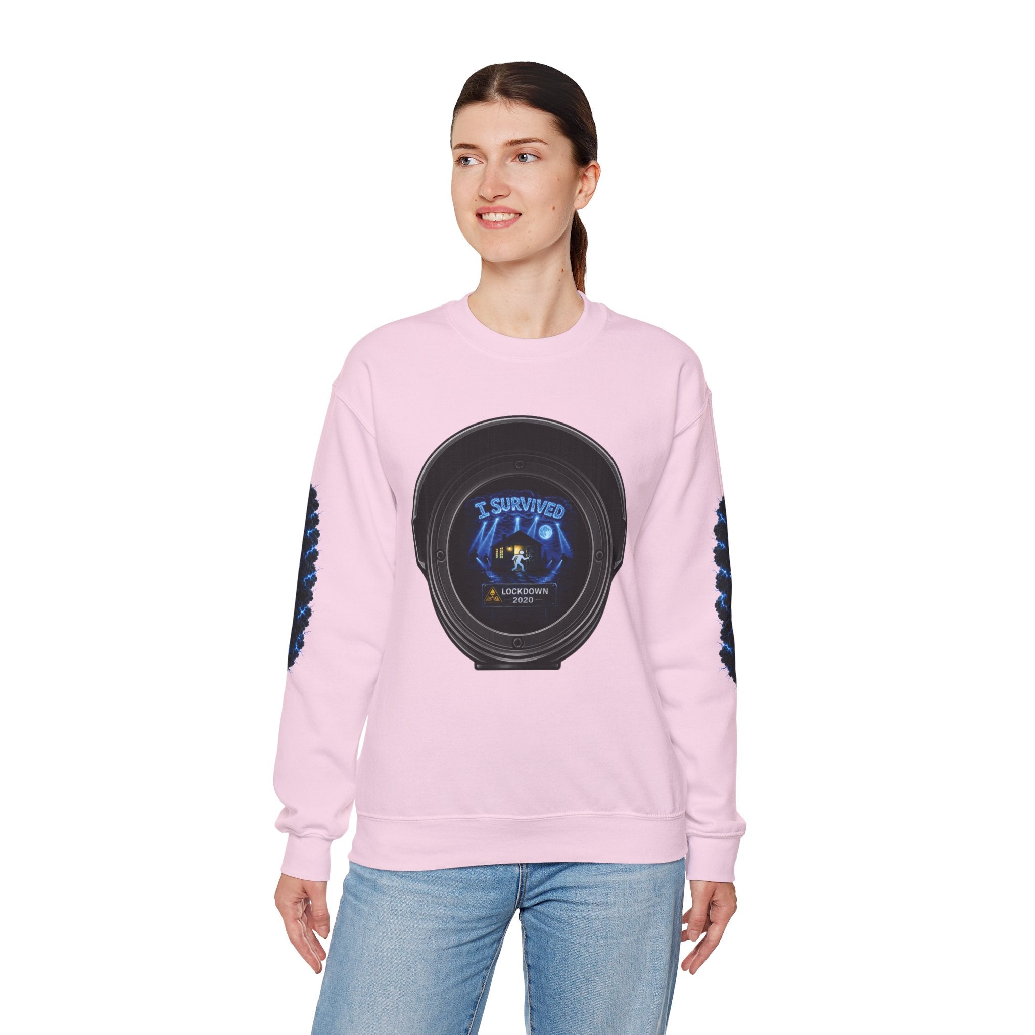 I Survived 2020 — Director's Cut S3:E1 "Quarantine" | Lockdown Edition Documentary Unisex Heavy Blend™ Crewneck Sweatshirt