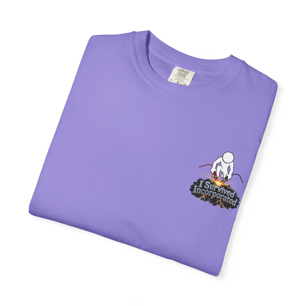 I Survived 2020 — "Please Stand By" Test Pattern Tee Summer Premier Unisex Garment-Dyed T-shirt