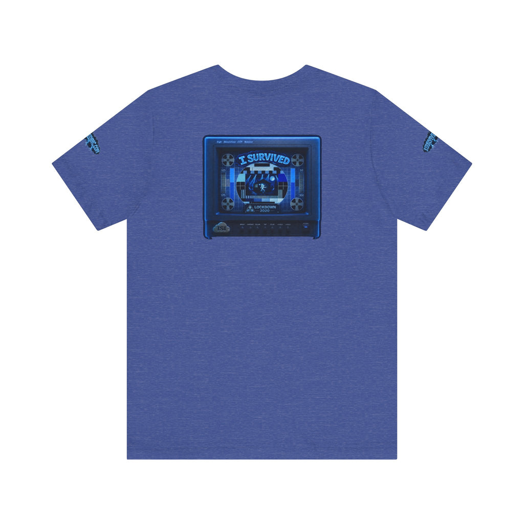 I Survived 2020 — "Please Stand By" Test Pattern Tee Lockdown Special Edition Summer Exclusive Unisex Jersey Short Sleeve Tee