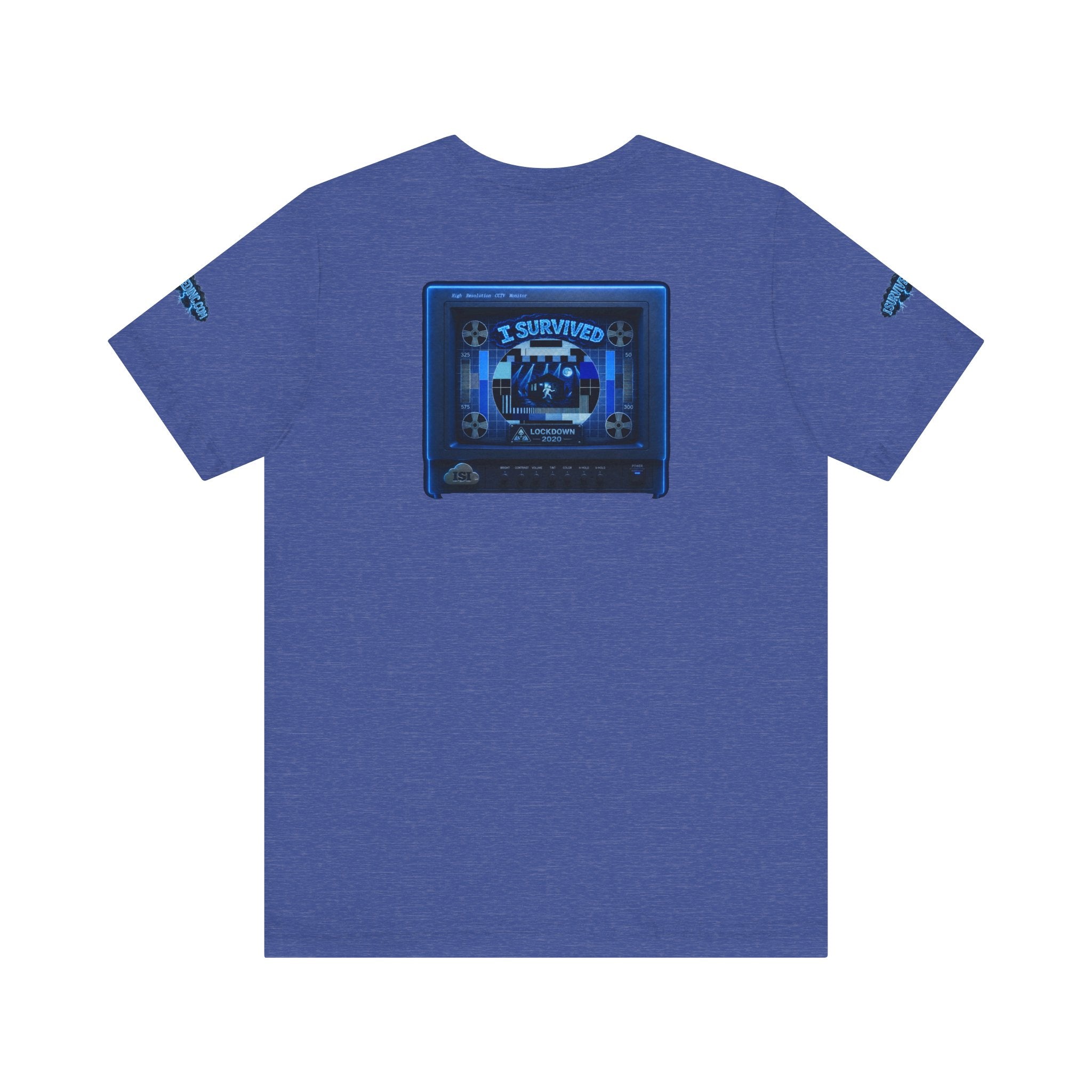 I Survived 2020 — "Please Stand By" Test Pattern Tee Lockdown Special Edition Summer Exclusive Unisex Jersey Short Sleeve Tee