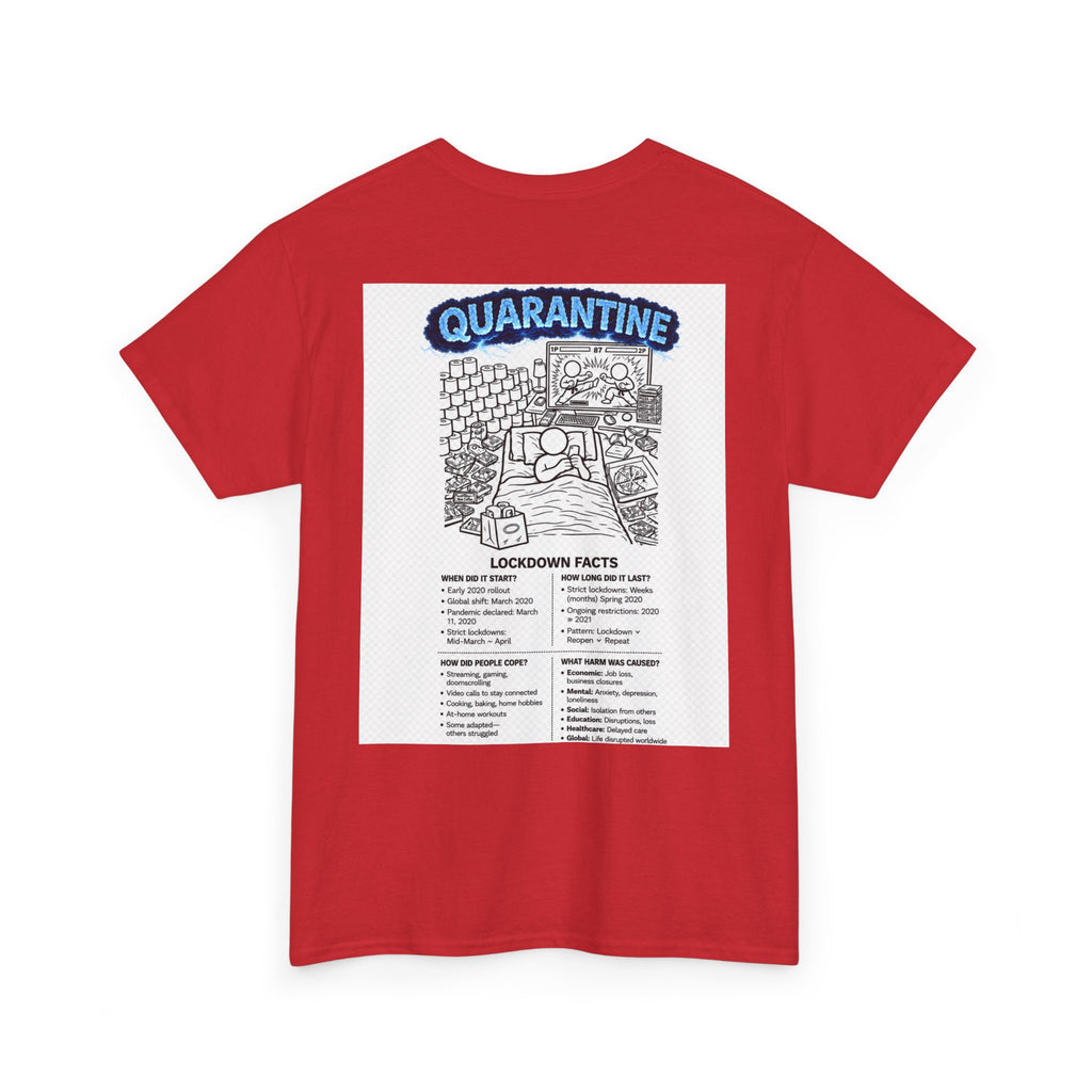 I Survived 2020 — S3:E1 "Quarantine" | Lockdown Edition Documentary Unisex Heavy Cotton Tee