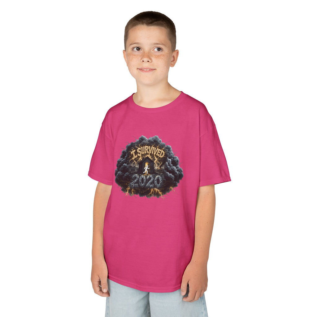 I Survived 2020 — Director's Cut Original Design Teaser Tee | Season 1 Premiere Drop Kids Heavy Cotton™ Tee