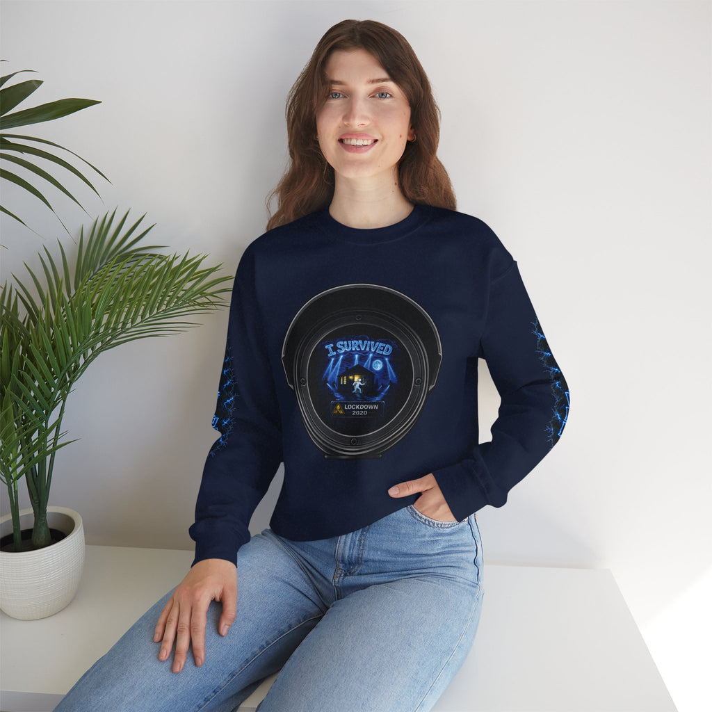 I Survived 2020 — Director's Cut S3:E4 "Working From Home" | Mid-Season Finale Pt. 1 | Lockdown Edition Documentary Unisex Heavy Blend™ Crewneck Sweatshirt