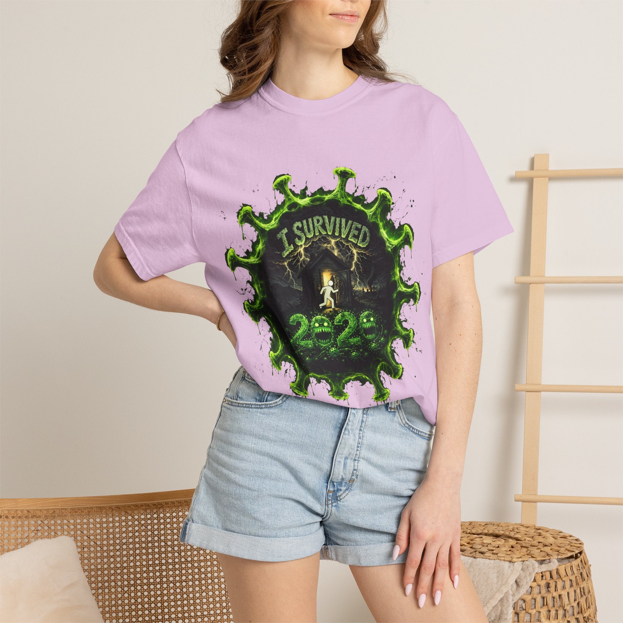 I Survived 2020 — Director's Cut S1:E5 "Delivery Doomsday" | Pandemic Edition Unisex Garment-Dyed T-shirt