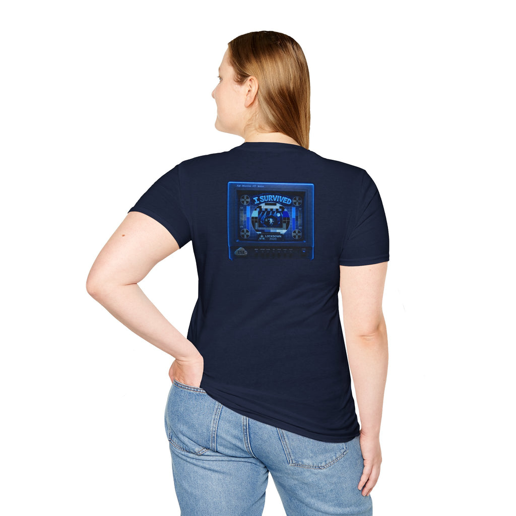 I Survived 2020 — "Please Stand By" Test Pattern Tee Lockdown Edition Summer Exclusive Unisex Softstyle T-Shirt