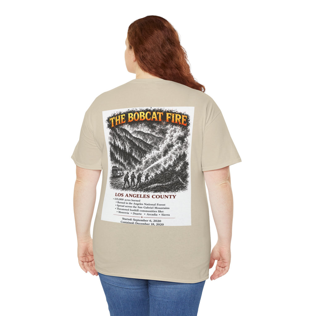 I Survived 2020 — S2:E2 "The Bobcat Fire" | Wildfire Edition Memorial Unisex Heavy Cotton Tee