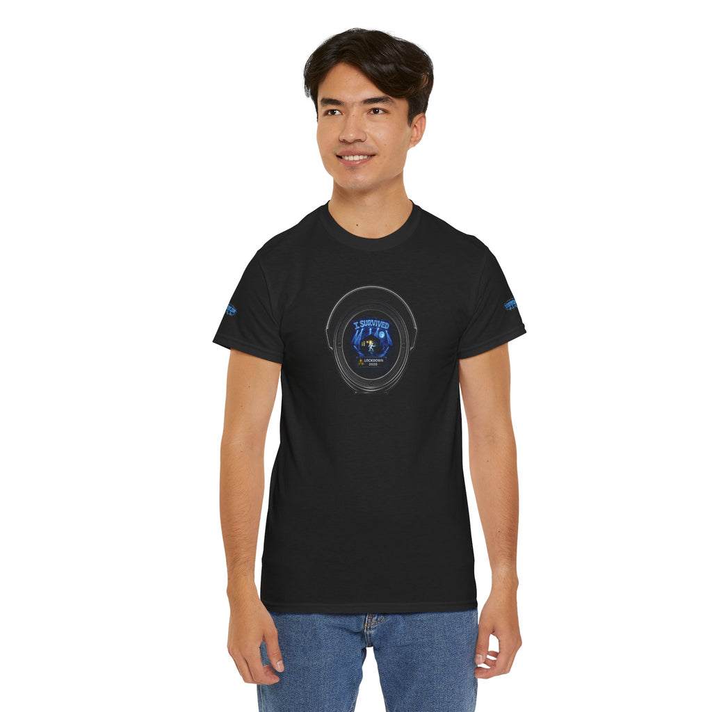 I Survived 2020 — LOCKDOWN S3:E2: Director's Cut Special Edition "Dating Under Lockdown" Unisex Heavy Cotton Tee