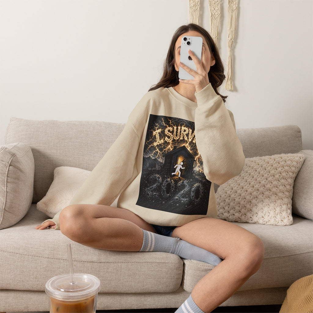 I Survived 2020 — Original PILOT Design Unisex Heavy Blend™ Crewneck Sweatshirt