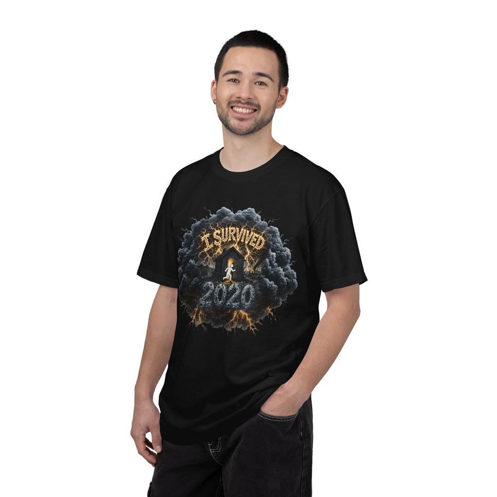 I Survived 2020 — Original Design Teaser Tee | Season 1 Premiere Drop Unisex Garment-Dyed T-shirt