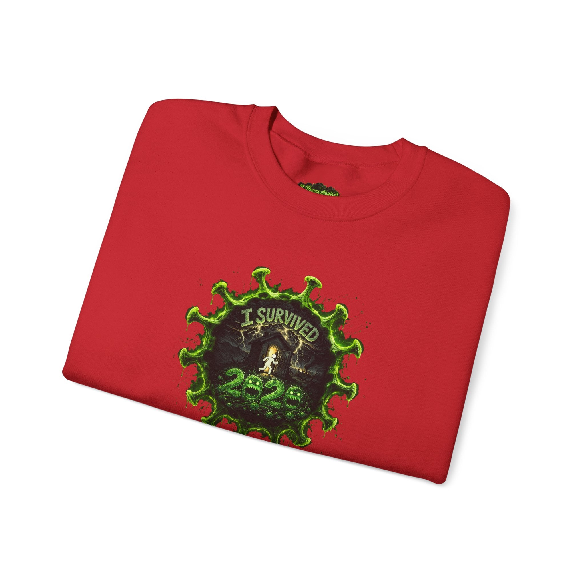 I Survived 2020 — PANDEMIC S1:E5: Director's Cut "Delivery Doomsday" Unisex Heavy Blend™ Crewneck Sweatshirt